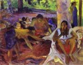 Las pescadoras de Tahití Postimpresionismo Primitivismo Paul Gauguin